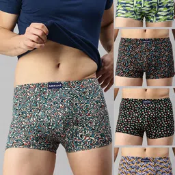 lux cozi Pack of 5 Printed Men Trunk-picture-12