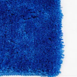 Ariana Navy Blue Rectangular 1600 GSM Anti Skid Bath Rug image 2