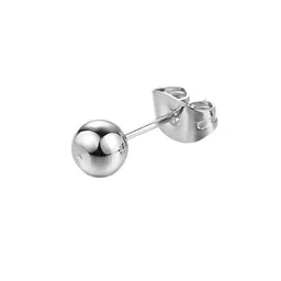 Peora Silver-Plated Spherical Shaped Stud image 3
