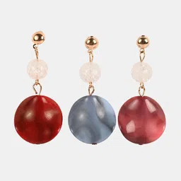 BuckleUp Set Of 3 Contemporary Drop Earrings image 2