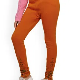 IndiWeaves Girls Pack Of 3 Printed Wool Ankle Length Leggings image 3