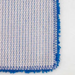 Ariana Navy Blue Rectangular 1600 GSM Anti Skid Bath Rug image 4