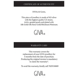 GIVA Gold-Plated Contemporary Drop Earrings image 2