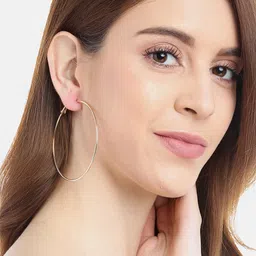 DressBerry Set Of 12 Gold-Plated Contemporary Hoop Earrings image 4