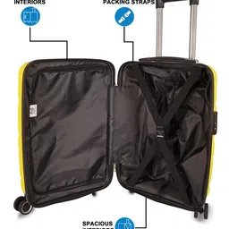 FLYING BERRY Unisex Textured Suitcase Trolley Bags 41.0L image 2