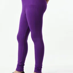 BAESD Girls Pack Of 3 Super Soft churidar-Length Leggings image 4