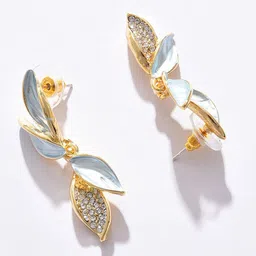 SOHI Multicoloured Contemporary Studs Earrings image 4