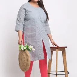 Trend Level Plus Size Mid-Rise Slim-Fit Ankle-Length Leggings image 3