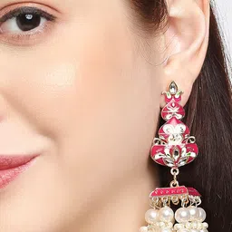 OOMPH Dome Shaped Jhumkas Earrings image 5