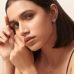 SHAYA 925 Silver CZ Leaf Shaped Studs Earrings image 5