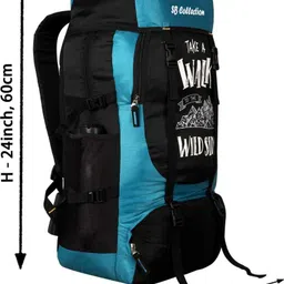 sbcollection Large 65 L Backpack Stylish 4 Zipper Compartment for Eventually Use Splash and Dust Proof image 5