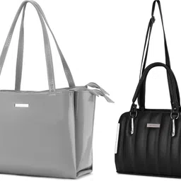 trendycraft Women Grey, Black Shoulder Bag-picture-26