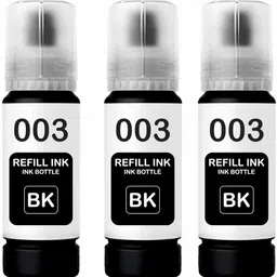 Gedi 003 Black Refill Ink for L3110,L3150,L3250,L3252,L3115,L3116 Printer 3PC Black Ink Bottle-image-81