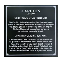 Carlton London 925 Sterling Silver Anchor-Shaped Drop Earrings image 4