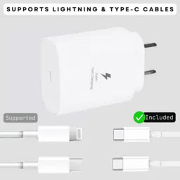RoarX 25 W PD 3 A Wall Charger for Mobile with Detachable Cable image 3