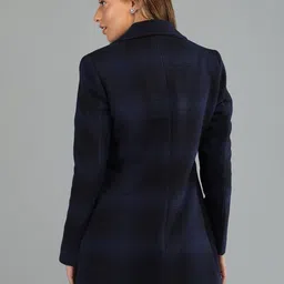 honnete 100 % Polyester Solid Coat For Women image 2