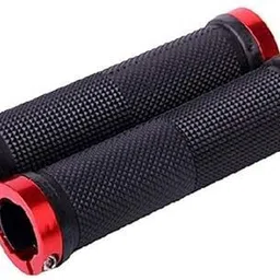 sacriti "Rubber Hand Grip for MTB BMX:- Premium Quality, Accessory for Bicycles. ( Lock) Bicycle Handle Grip-picture-25