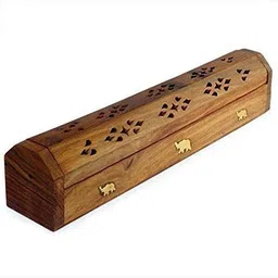 sri balajee Wooden Handcrafted Agarbatti/Incense Sticks Case- Works as a Storage Case as Well as Holder Wood Candle Holder-picture-20