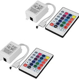 PACK 0F 2 DC 12V LED Light Strip 24 Keys RGB IR Wireless Remote Controller Electronic Components Electronic Hobby Kit-image-41