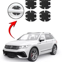Car Door Scratch Protection Sticker Finger Guard (PU) Black For Volswagen Tiguan Car Grab handle-image-21