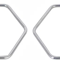 easyhome furnish Stainless steel heavy Towel ring Towel holder Towel rod for wash basin Towel hanger Cloth hanger Napkin ring Bathroom accessories Modern Bath Towel Stand Cloth stand for bathroom 7 inch 1 Bar Towel Rod image 1