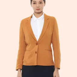 rocksy Women Solid Single Breasted Casual Blazer-picture-22