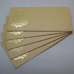 peeplvalue Premium Golden Ganpati Designer Money gift Envelope, Shagun Lifafa -Multicolor Envelopes image 3