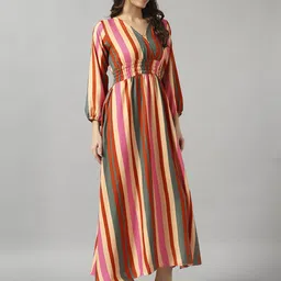 femvy Printed Crepe Stitched Anarkali Gown-picture-24