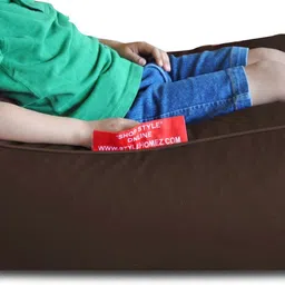 txor Large Premium Leatherette Video Rocker Lounger Bean Bag With Bean Filling image 5