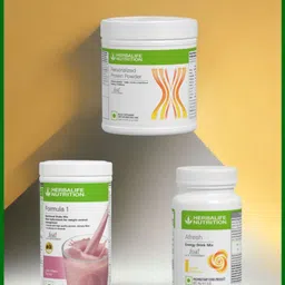 herbal nutrition life F1 SHAKE MIX-ROSE KHEER,LEMON AND PP-200GM,(PACK OF 3) Protein Shake-picture-42