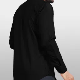 eviqe Men Regular Fit Solid Spread Collar Casual Shirt image 2