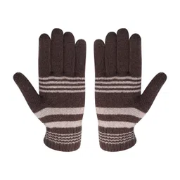Striped Winter Men Gloves-image-12