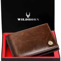 wildhorn Men Casual Brown Genuine Leather RFID Wallet - Mini-picture-13