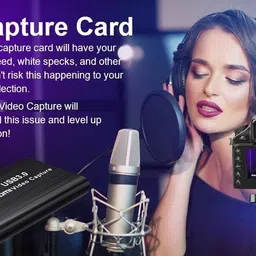 RuhZa Game Capture Card, 4K USB 3.0 HDMI Video Capture Card with HDMI Loop-Out 1080P 60FPS Live Streaming Game Recorder Device Laptop Accessory image 4