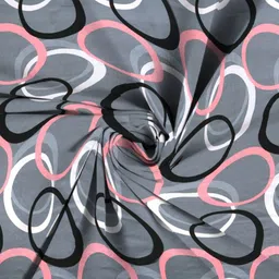 lx loyrex Cotton King Fitted (Elastic) 220 TC Printed Bedsheet image 2