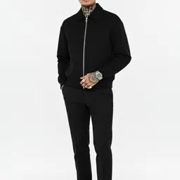 sandhya en trends Men Solid Varsity Jacket-picture-16