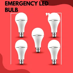 guggu Rechargeable Emergency Bulb Inverter Bulb, 3Hr Battery Backup_Pack of 5 P188 3 hrs Bulb Emergency Light-picture-25
