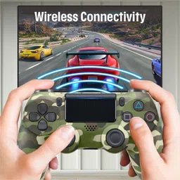 HG WORLD PS4 Controller DualShock 4 Wireless Playstation Controller for PC Bluetooth Gamepad image 2