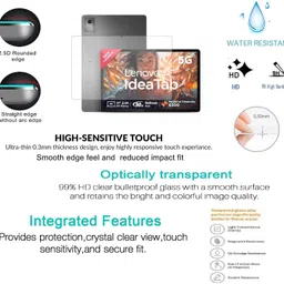 Vetrivel Tempered Glass Guard for Lenovo Idea Tab 11 inch, Tablet image 4