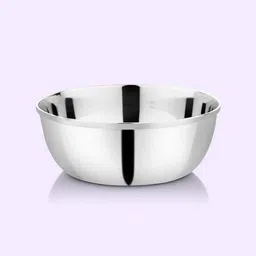 btb Stainless Steel Vegetable Bowl Mukta wati/bowl size 5.5 pack of 12-picture-15
