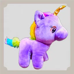 luipui Cute Unicorn Soft Toy – Fluffy Stuffed Animal Plush for Kids & Birthday Gifts - 38 cm image 2