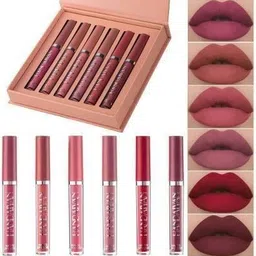 inwish Waterproof 72Hours stay matte ink bold lip color liquid lipstick combo pack of 6 image 4