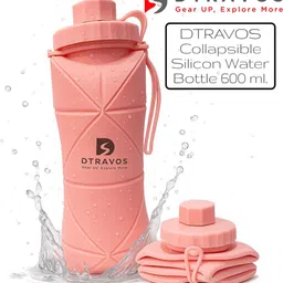 dtravos 600 ml Silicone Bottle image 2