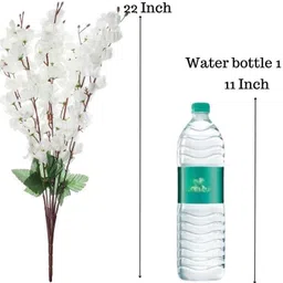 hinddecora HIND DECORA BLOSSOM White Apple Blossom Artificial Flower image 2