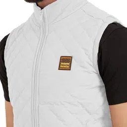 elanhood Men Solid Quilted Jacket image 4