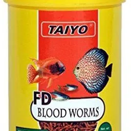 taiyo Blood Worms Freezed Dry Fish Food 10g for Betta, Cichlids & Tropical Sea Food 0.01 kg Dry Adult, Senior, Young Fish Food-picture-24