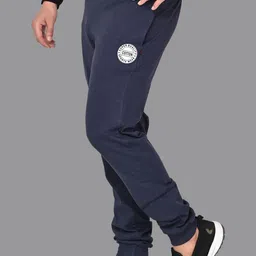 skwardrobe Men Solid Blue Track Pants-picture-39