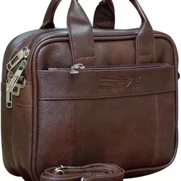 sm Men & Women Brown Messenger Bag image 3