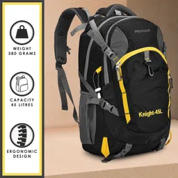 provogue Large 45 L Laptop Backpack Unisex backpack with rain cover and reflective strip image 5