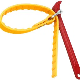 balrama 9'' Oil Filter Wrench Adjustable Strap Opener Belt Wrench Single Sided Speciality image 2